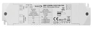 SUNRICHER-stałoprądowy zasilacz LED DALI, SRP-2305N-12CC100-700 